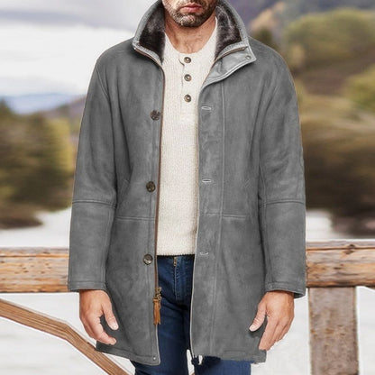 Sheepskin Casual Woolen Coat - MTR210