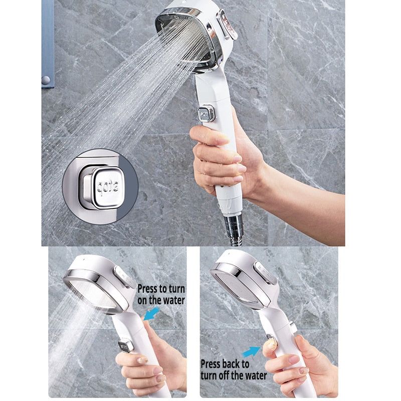 ShowerBoost - 4 Modes High Pressure Shower Head - MTR210