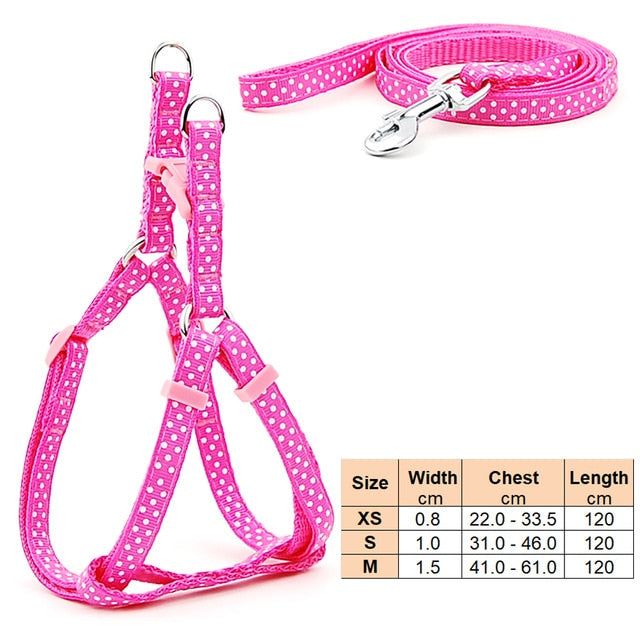 Small Dog Cat Harness Leash - MTR210