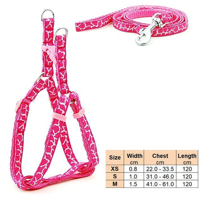 Small Dog Cat Harness Leash - MTR210