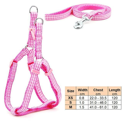 Small Dog Cat Harness Leash - MTR210