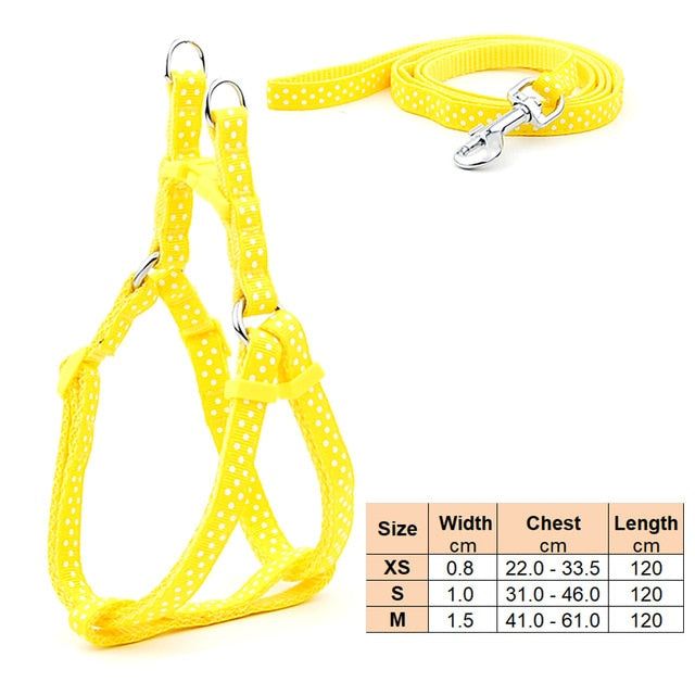 Small Dog Cat Harness Leash - MTR210