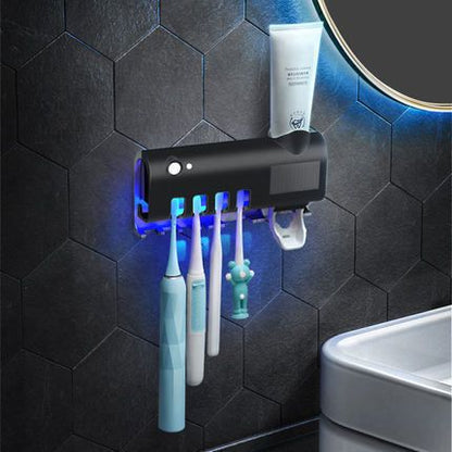 Smart Toothbrush Sterilizer Ultraviolet Sterilization Perforation-Free Wall-mounted Toothbrush Holder - MTR210