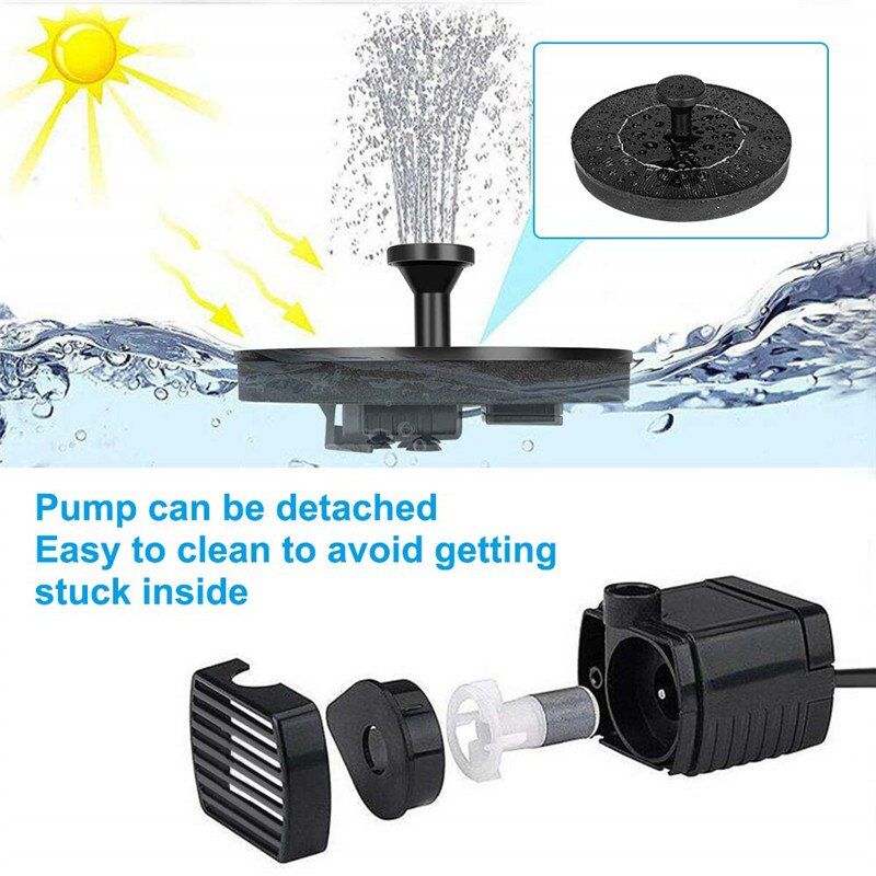 Solar Powered Fountain Pump - MTR210