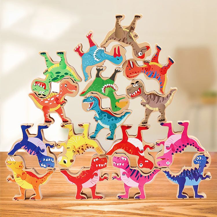 Stacked  Dinosaur Balancing Game - MTR210