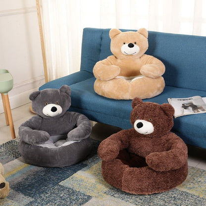 TEDDYLOUNGE - SUPER SOFT WARM CUTE BEAR HUG PET BED - MTR210