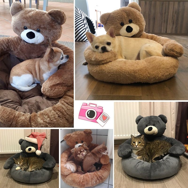 TEDDYLOUNGE - SUPER SOFT WARM CUTE BEAR HUG PET BED - MTR210