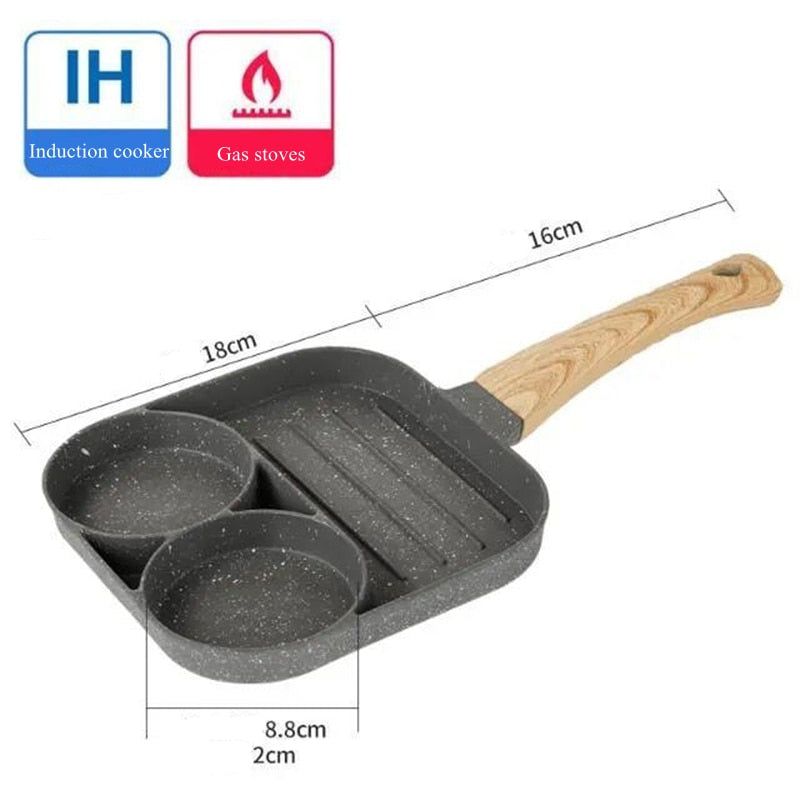 TriPan - 3 In 1 Non Stick Frying Pan - MTR210