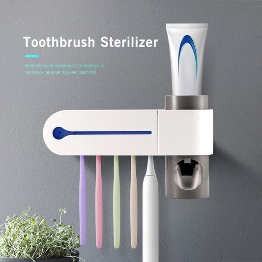 UV LIGHT TOOTHBRUSH HOLDER & PASTE DISPENSER - MTR210