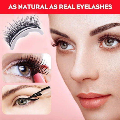 Waterproof – Reusable Self-Adhesive Eyelashes - MTR210