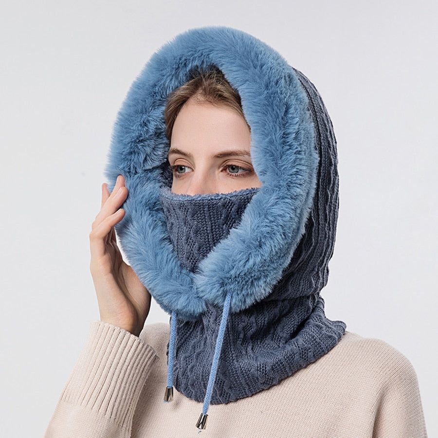 Winter Fur Cap Mask Set - MTR210