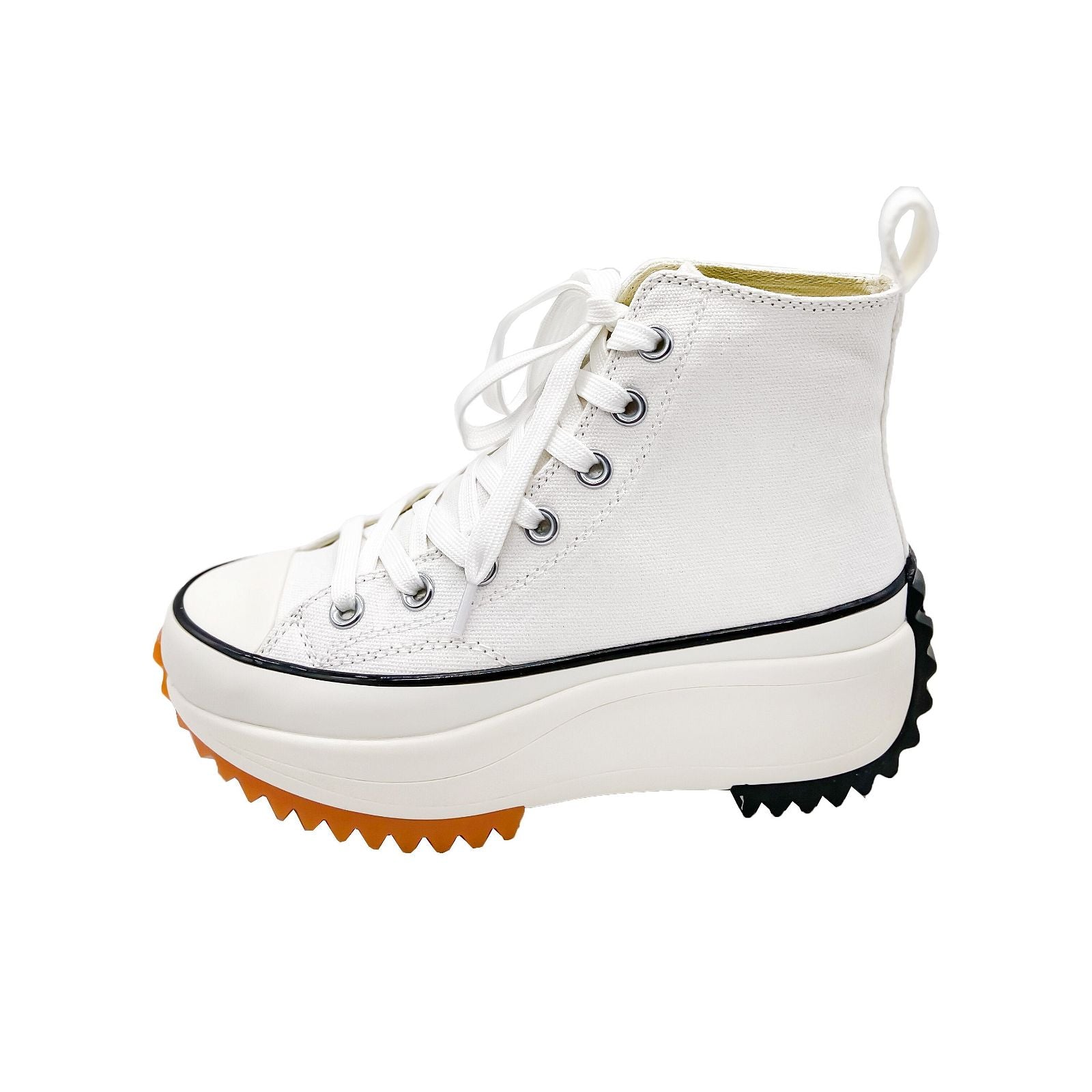 Women's High Top Canvas Trainers - MTR210