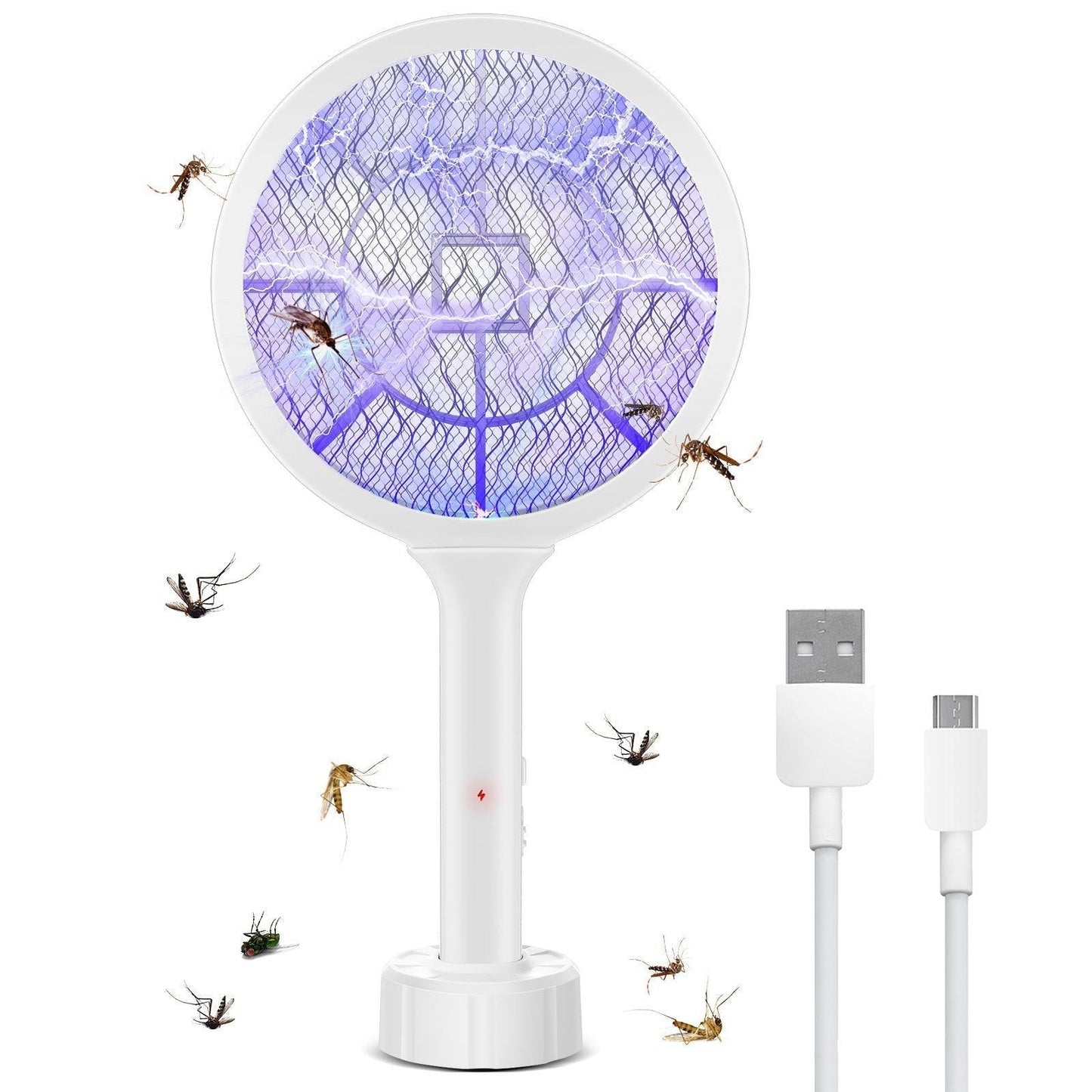 ZapDisc - 6 In 1 LED Display Smart Electric Mosquito Swatter - MTR210